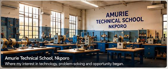 Technical workshop scene representing Amurie Technical School, Nkporo